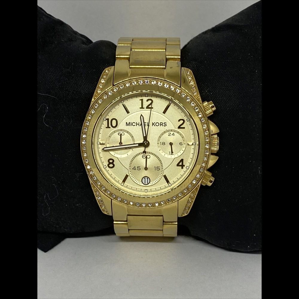 Michael Kors MK5166 Women's Gold Stainless Steel Analog Dial Quartz Watch MP58